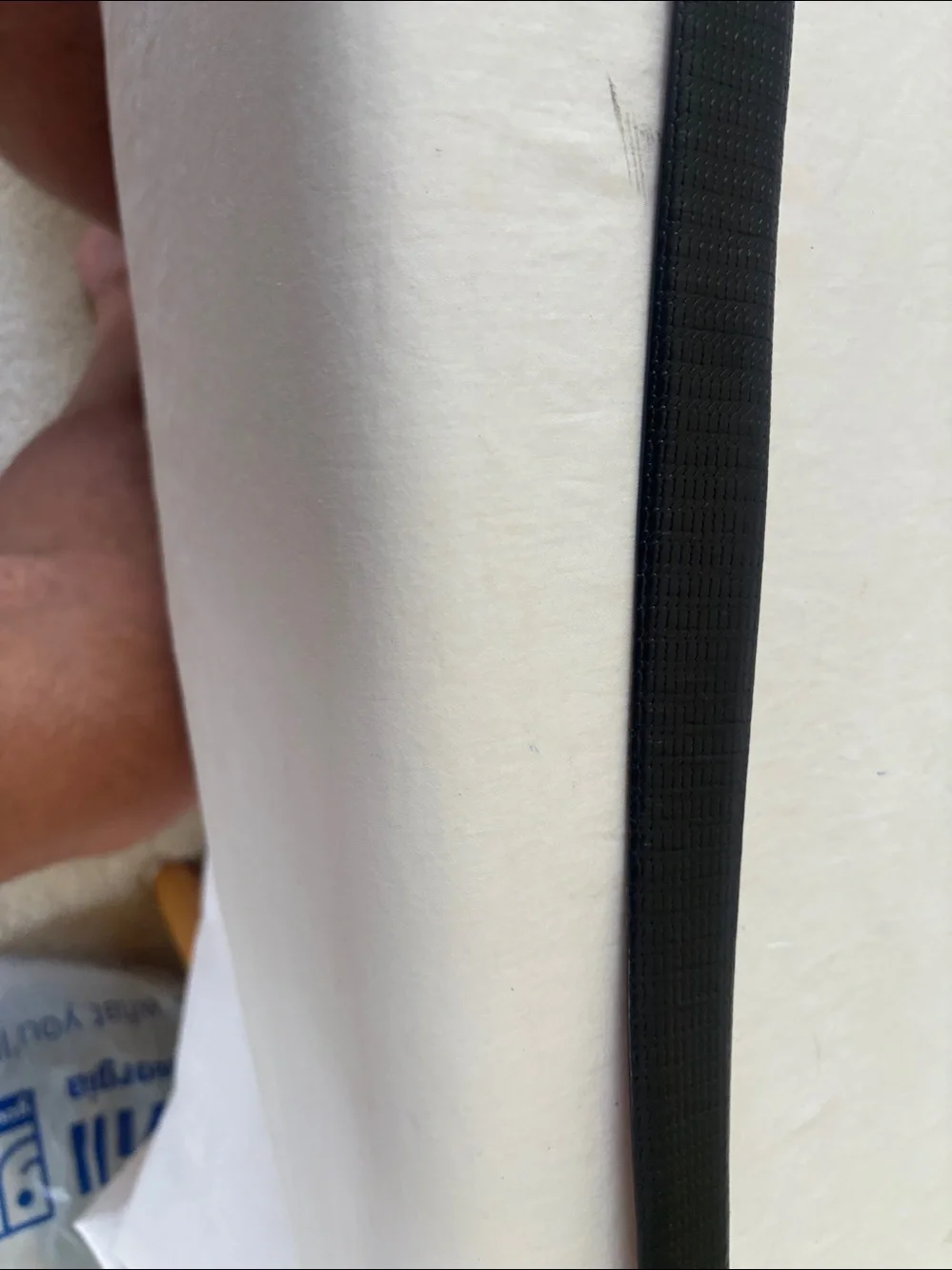 Trafalgar Tan Leather Men's Belt with Embossed Logo Size 46